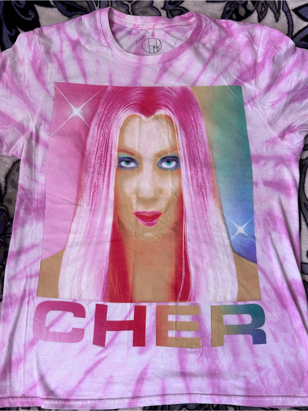 Cher Graphic Tie-Dye T-Shirt